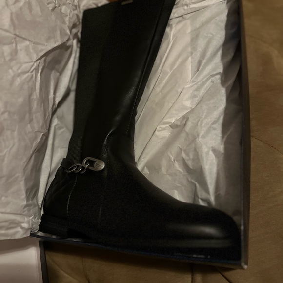 Girls black riding boots New never worn - Picture 6 of 6
